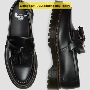 Dr. Martens ADRIAN BEX SMOOTH LEATHER TASSEL LOAFERS SZ 5